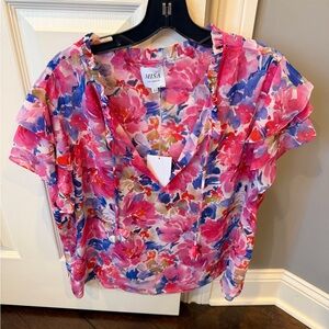 NWT Misa Short Sleeve Blouse